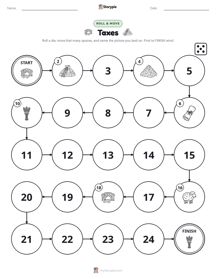 Roll & Move Game