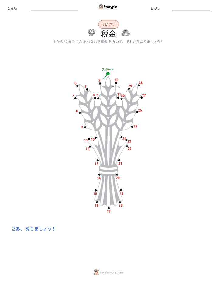 点つなぎ