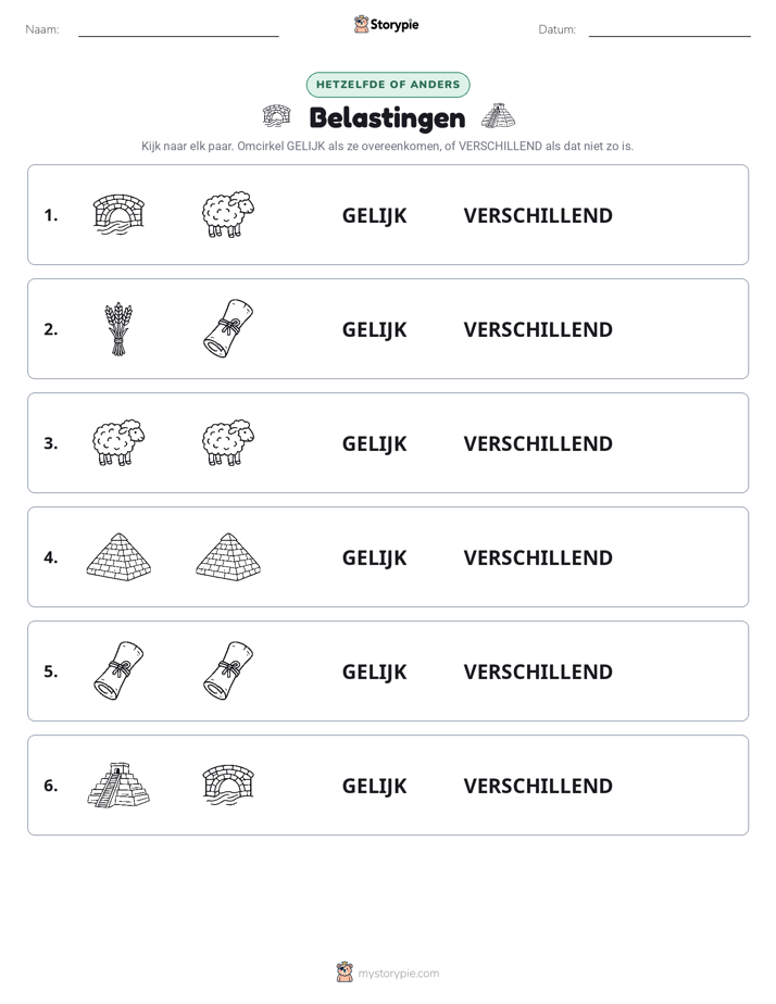 Zelfde of Verschillend