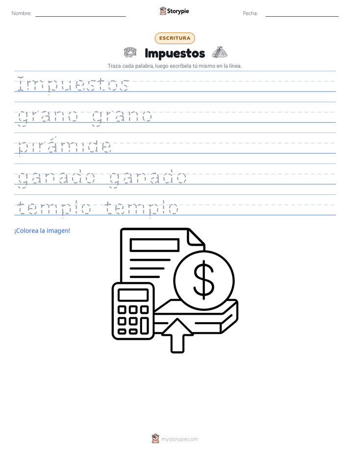 Práctica de Escritura