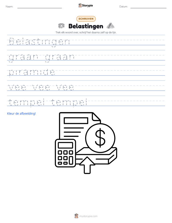 Schrijf Oefening