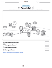 Prabaca lembar kerja cetak Pemerintah