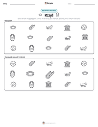 Podgląd drukowalnego arkusza ćwiczeń Rząd