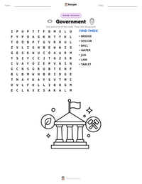 Government printable worksheet preview