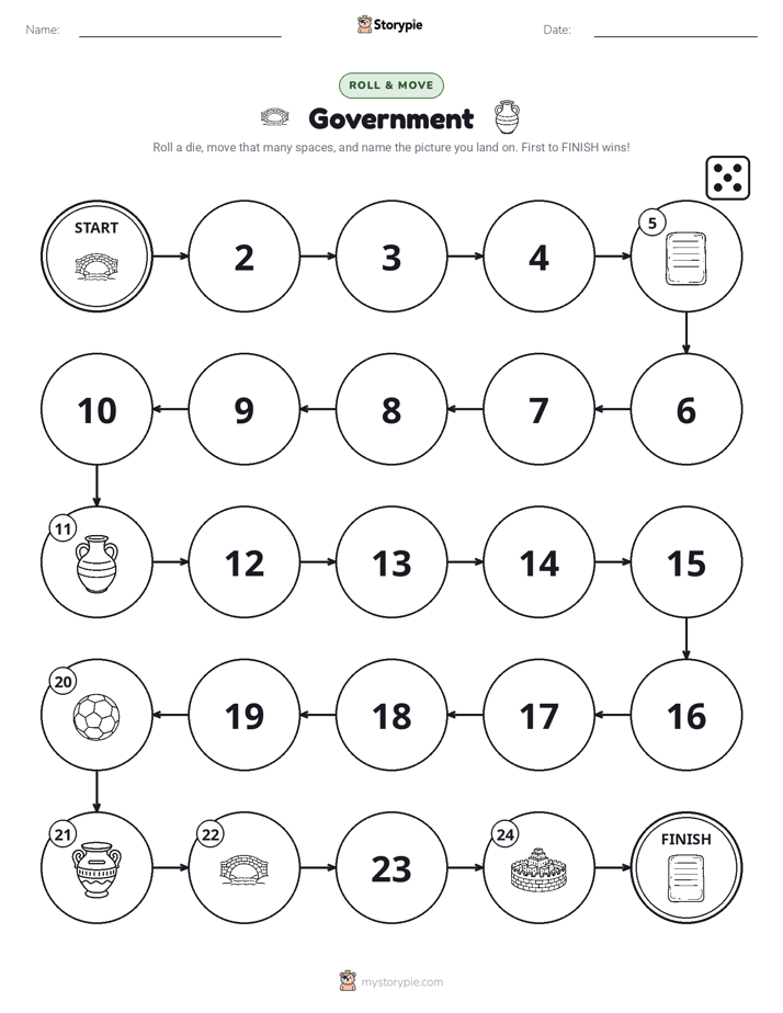 Roll & Move Game