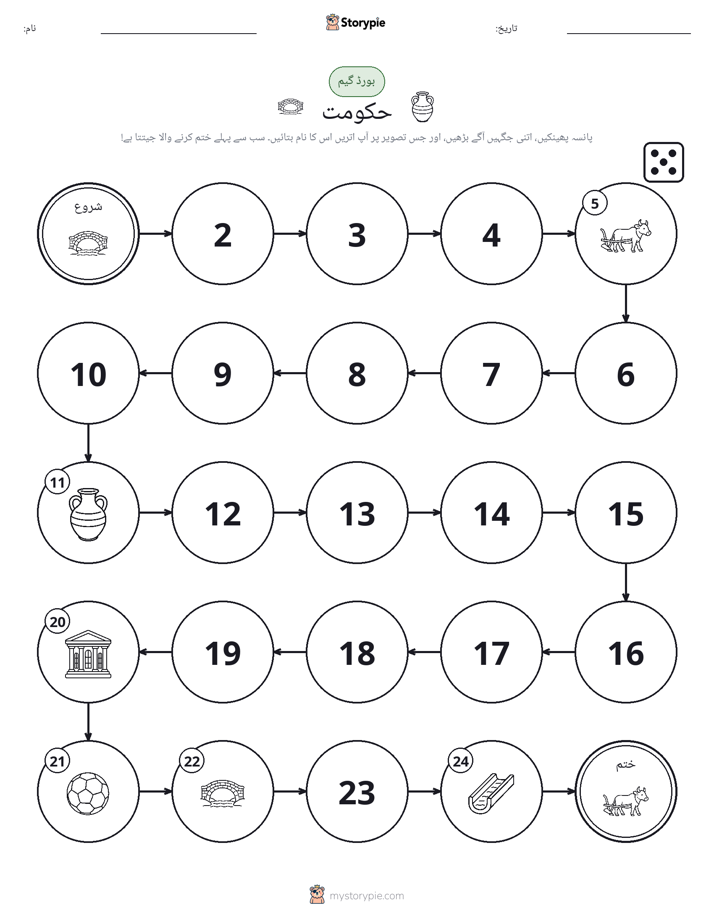 رول اور منتقل کریں کھیل