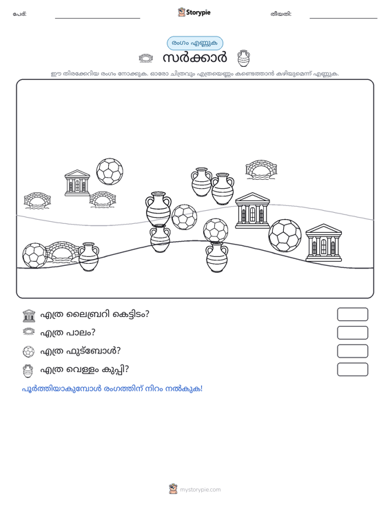 എണ്ണുന്ന ദൃശ്യങ്ങൾ