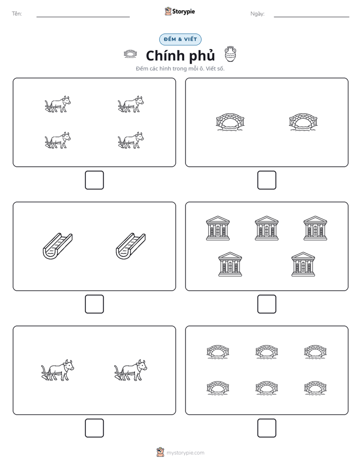 Đếm & Viết