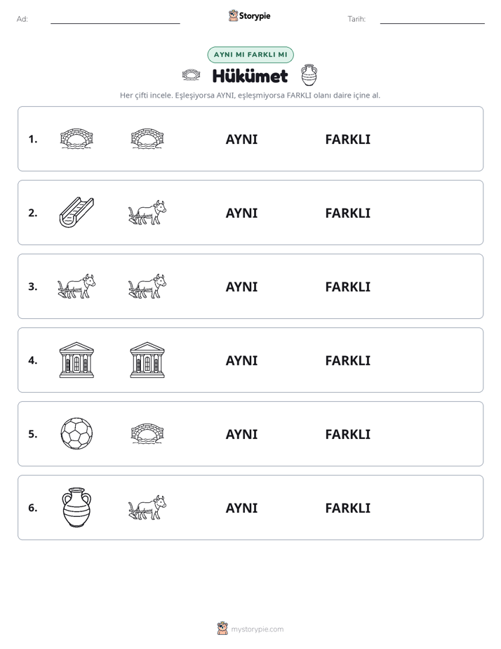 Aynı mı Farklı mı