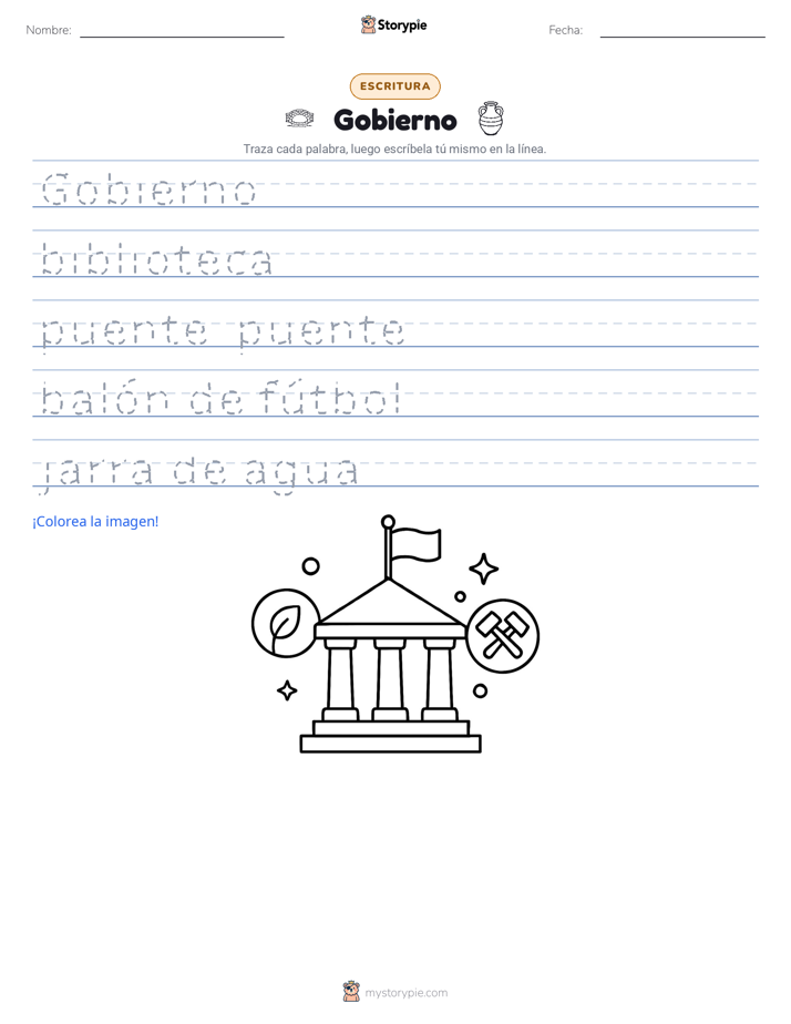 Práctica de Escritura