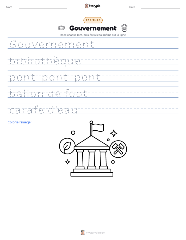Pratique d'écriture