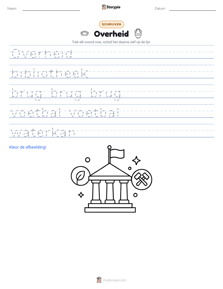 Schrijf Oefening