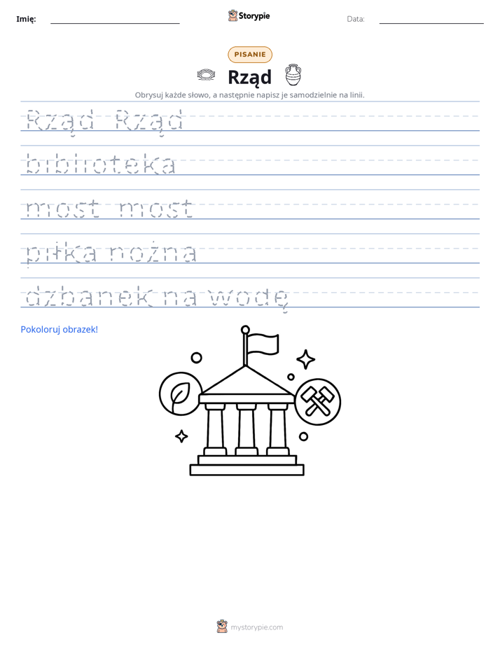 Ćwiczenie Pisania