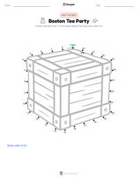 Boston Tea Party printable worksheet preview