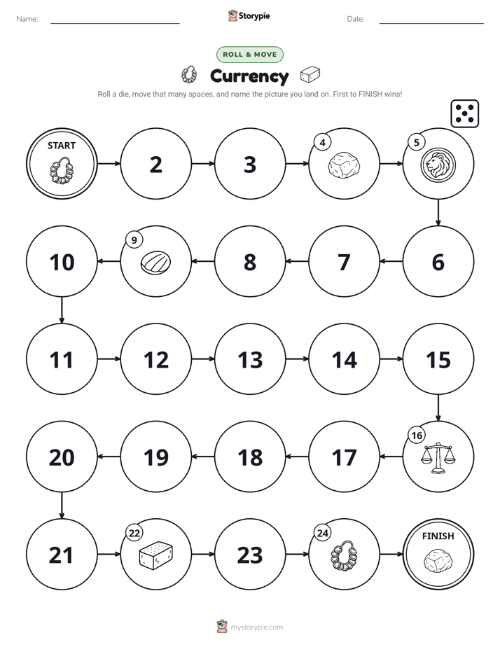 Roll & Move Game