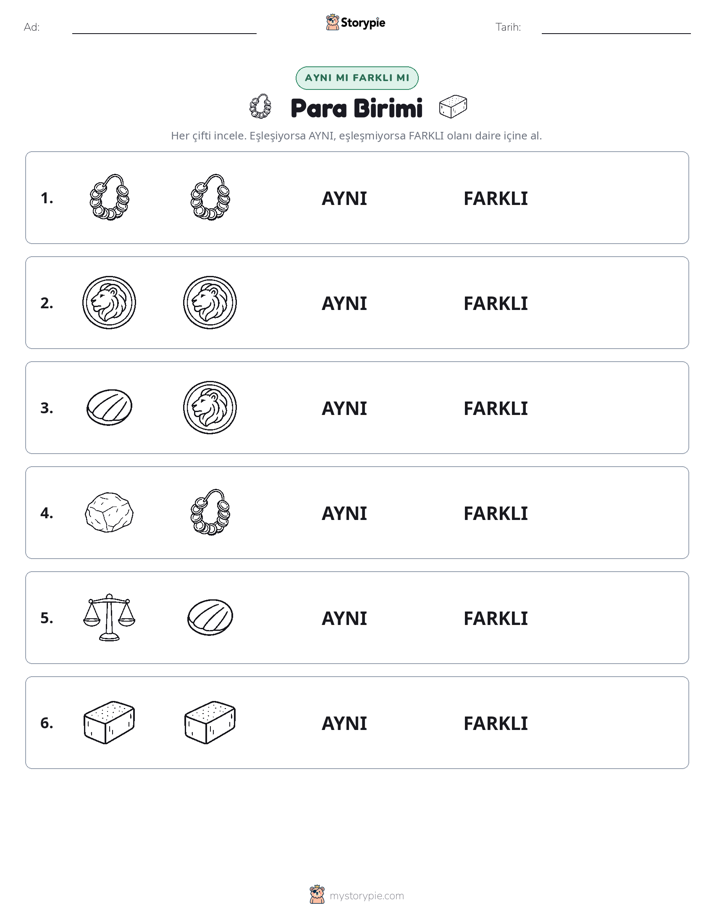 Aynı mı Farklı mı