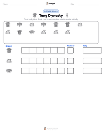 Tang Dynasty printable worksheet preview