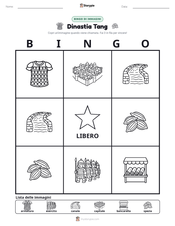 Bingo delle Immagini
