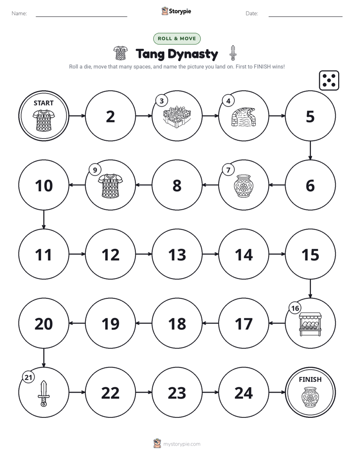 Roll & Move Game