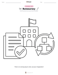 Bureaucracy printable worksheet preview