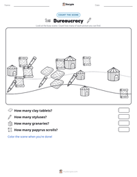 Bureaucracy printable worksheet preview