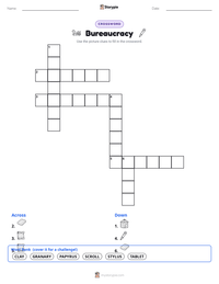 Bureaucracy printable worksheet preview