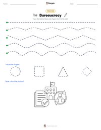 Bureaucracy printable worksheet preview
