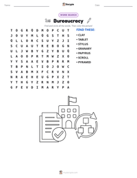 Bureaucracy printable worksheet preview