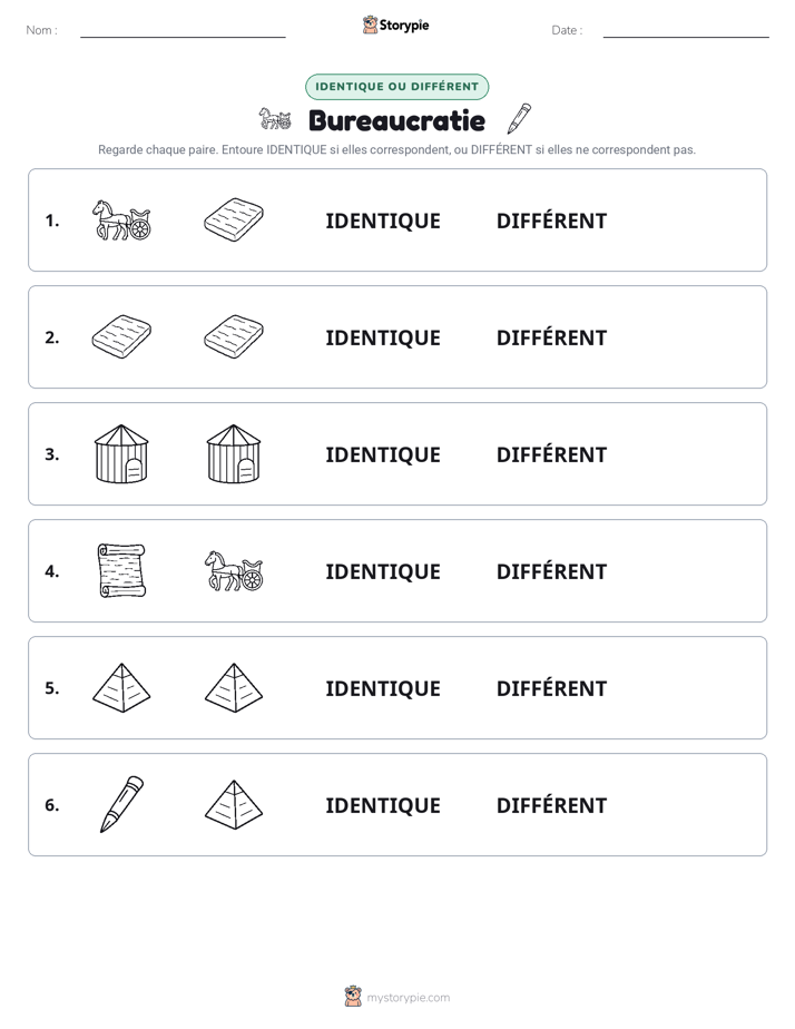 Identique ou Différent
