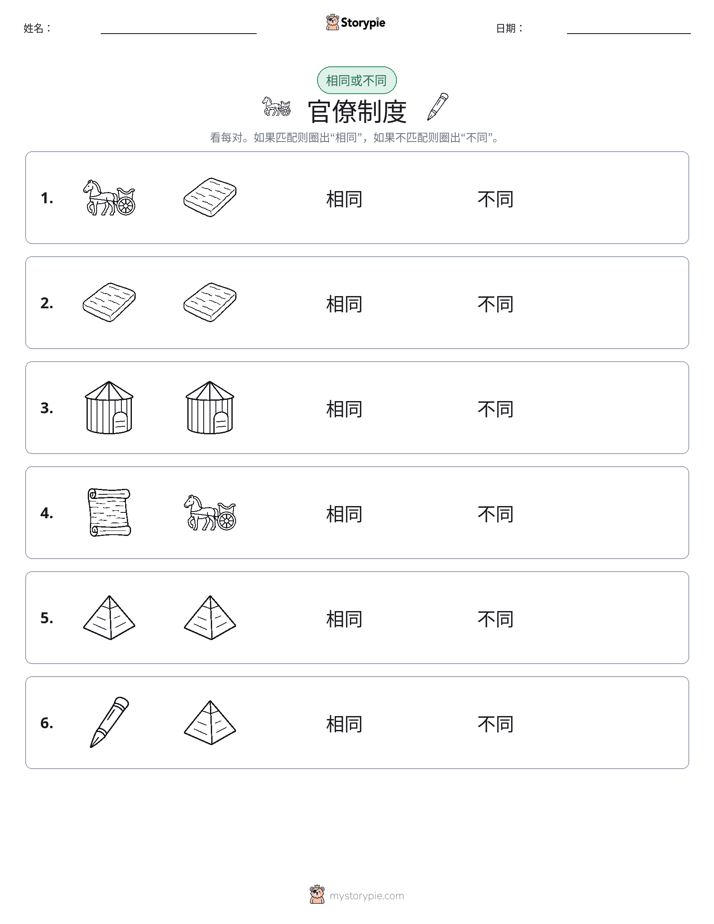 相同或不同