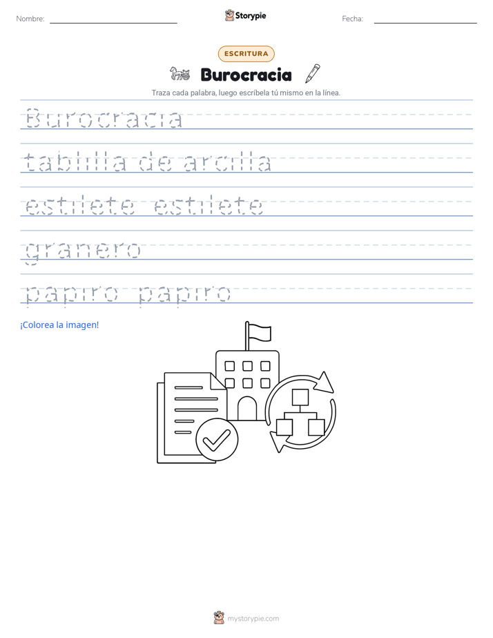 Práctica de Escritura