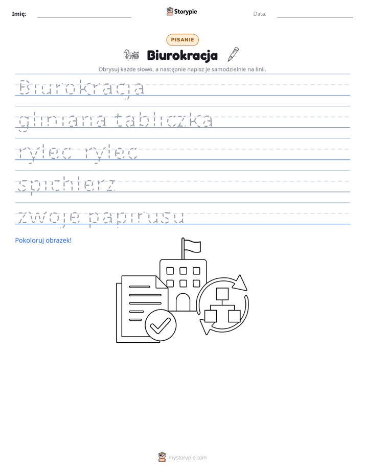 Ćwiczenie Pisania