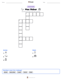 Max Weber printable worksheet preview