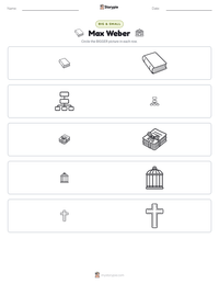 Max Weber printable worksheet preview