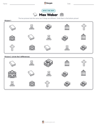 Max Weber printable worksheet preview