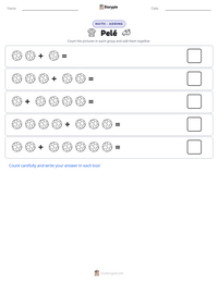Pelé printable worksheet preview