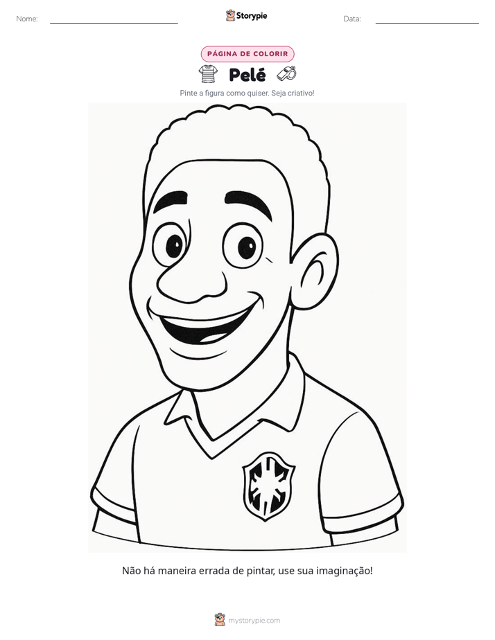 Página para colorir