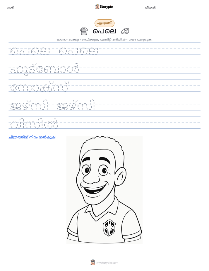 എഴുത്ത് പരിശീലനം