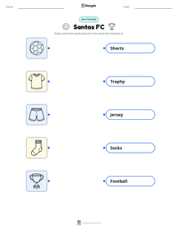 Santos FC printable worksheet preview