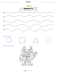 Santos FC printable worksheet preview