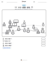 卡尔·威廉·舍勒 可打印工作表预览
