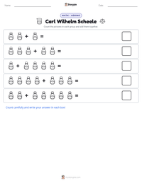 Carl Wilhelm Scheele printable worksheet preview