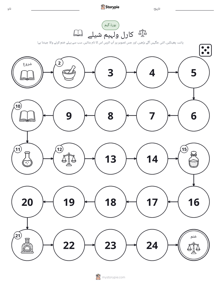 رول اور منتقل کریں کھیل