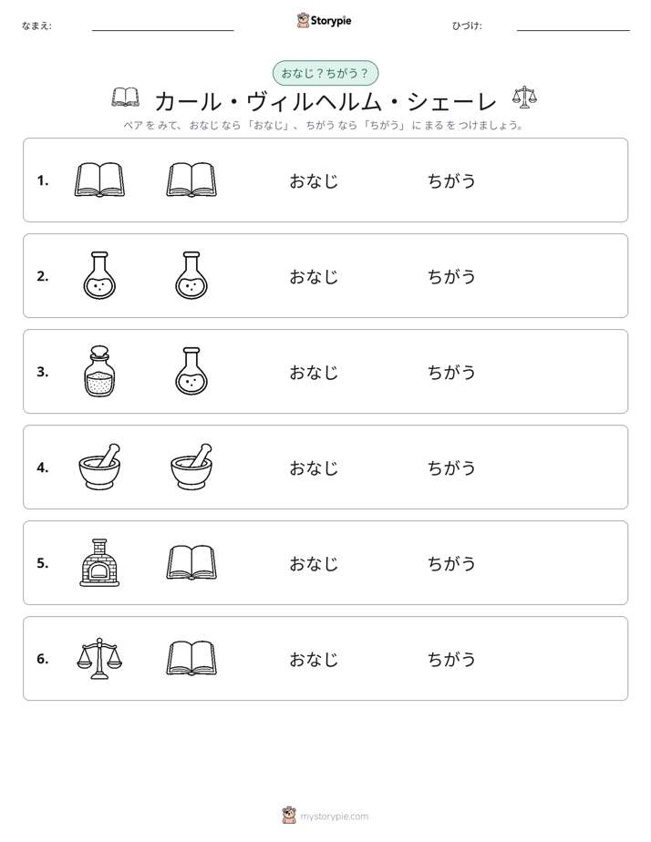 同じか違うか