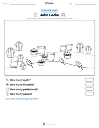 John Locke printable worksheet preview