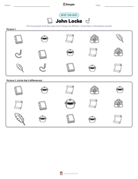 John Locke printable worksheet preview