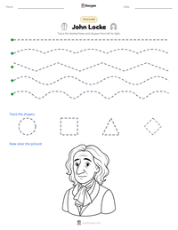 John Locke printable worksheet preview