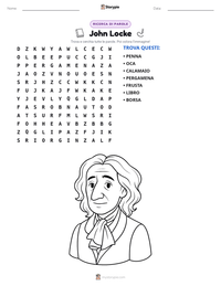 Anteprima della scheda stampabile di John Locke