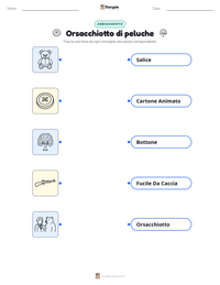 Anteprima della scheda stampabile di Orsacchiotto di peluche