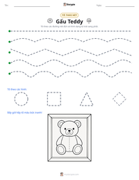Xem trước tài liệu in sẵn Gấu Teddy